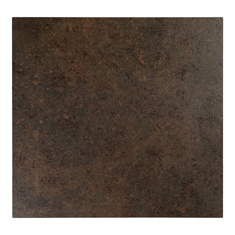 7/8" Dark Brown Textured Finish Sintered Stone Outdoor Table Tops