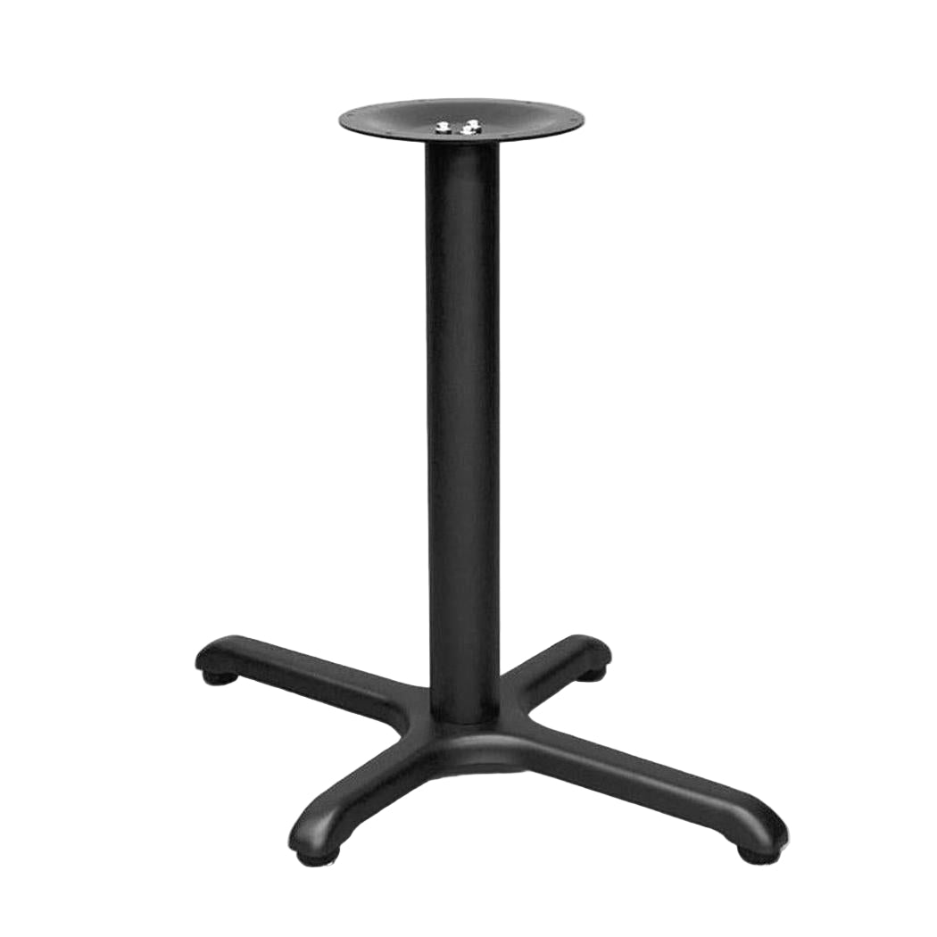 Strong Base Rice Table Stamped Steel Cross Base| Restaurant Furniture Plus