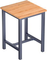 Culver Bar Height Table Set in Dark Grey Finish19e80389d0f3a17555