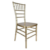 Sparkling Gold Champagne Resin Steel Skeleton Chiavari Chair