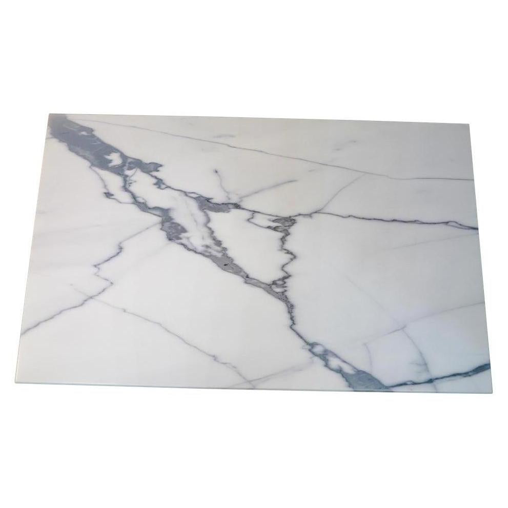 Statuario Pattern Powder Coated MDF Indoor Table Tops
