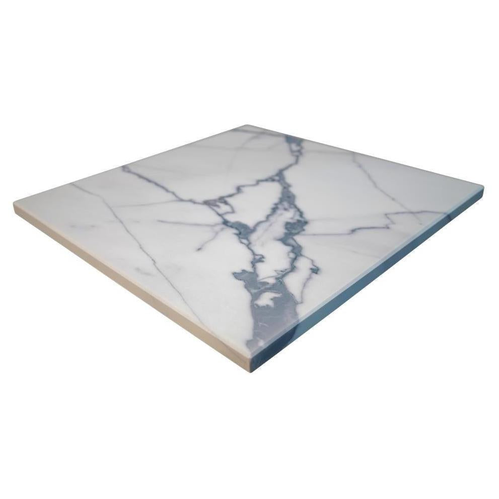 Statuario Pattern Powder Coated MDF Indoor Table Tops