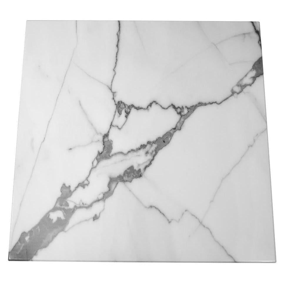 Statuario Pattern Powder Coated MDF Indoor Table Tops