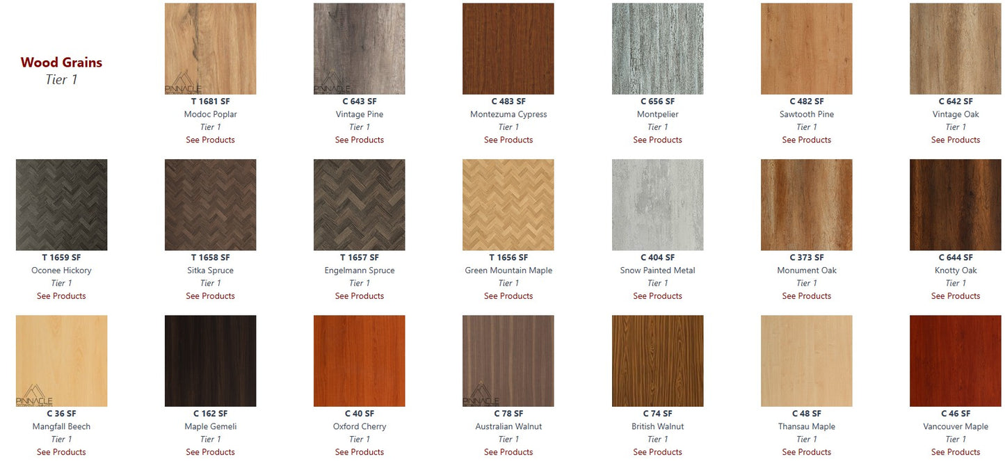 T-Mold Edge Laminate Table Tops