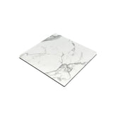T76 HPL White or Black Faux Marble High Pressure Laminate Outdoor Table Top