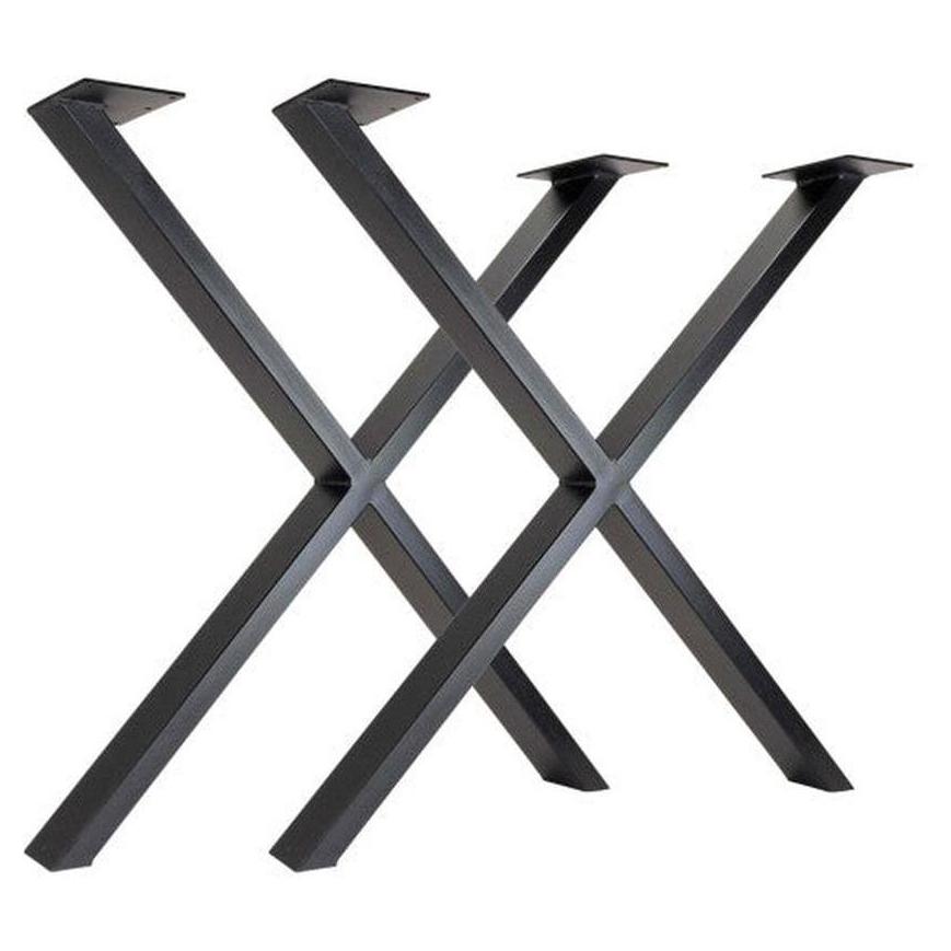 TBX Series X Shaped Black Table Bases – Restaurant Furniture Plus