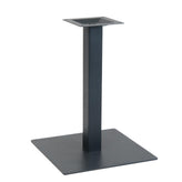 Indoor Dining Height Square Steel Black Table Bases