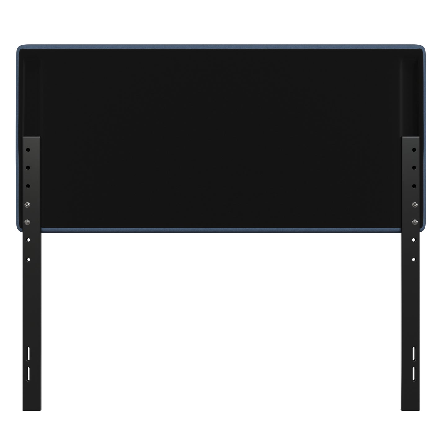Paxton Full Channel Stitched Fabric Upholstered Headboard, Adjustable Height from 44.5" to 57.25" - Blue
