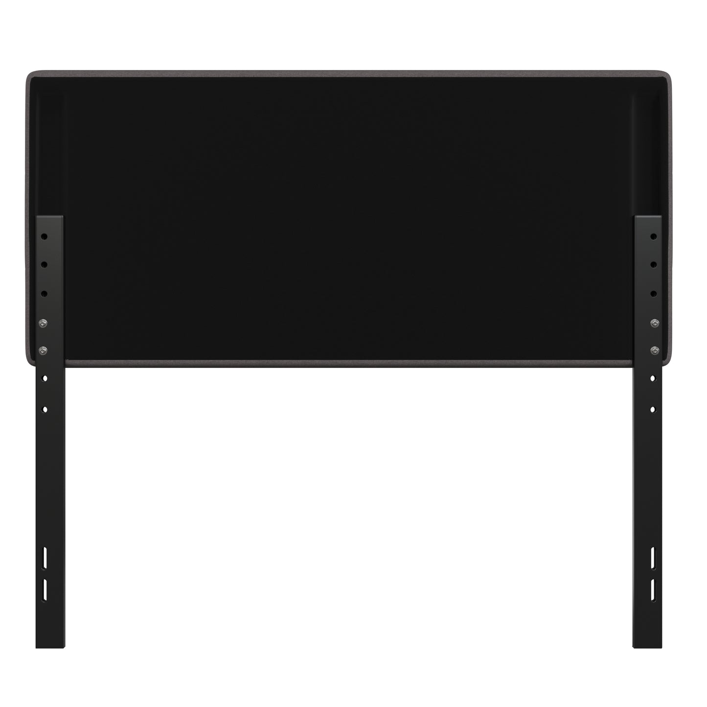 Paxton Full Channel Stitched Fabric Upholstered Headboard, Adjustable Height from 44.5" to 57.25" - Gray