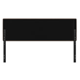 Paxton King Channel Stitched Fabric Upholstered Headboard, Adjustable Height from 44.5" to 57.25" - Taupe