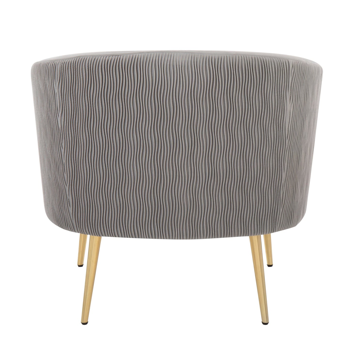 Tania Pleated Waves Accent Chair