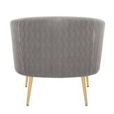 Tania Pleated Waves Accent Chair