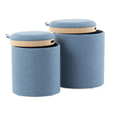 Tray Nesting Ottoman Set
