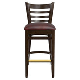 Premium US Made Ladder Back Restaurant Bar Stool19eb7ffddcd6edd82