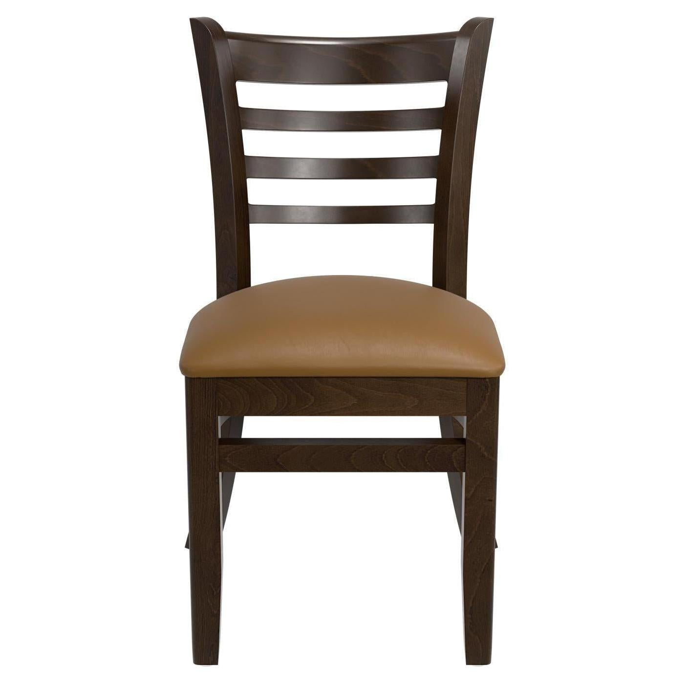 Premium US Made Ladder Back Wood Restaurant Chair19eb8093b1b489987c
