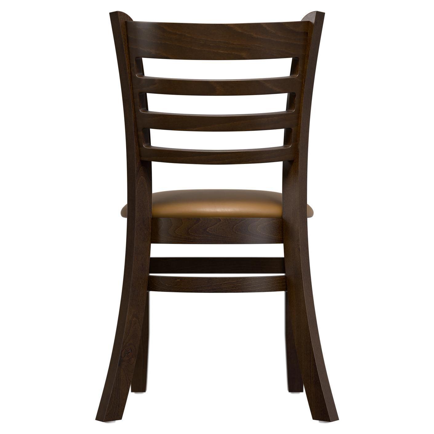 Premium US Made Ladder Back Wood Restaurant Chair19eb8093b1b2ee7adc