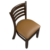 Premium US Made Ladder Back Wood Restaurant Chair19eb8093b1bb3d805