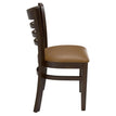 Premium US Made Ladder Back Wood Restaurant Chair19eb8093b1b699197