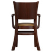 Premium Joshua Wood Restaurant Chair With Arms19ed7734c621e438b9