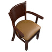 Premium Joshua Wood Restaurant Chair With Arms19ed7734c6255ef161