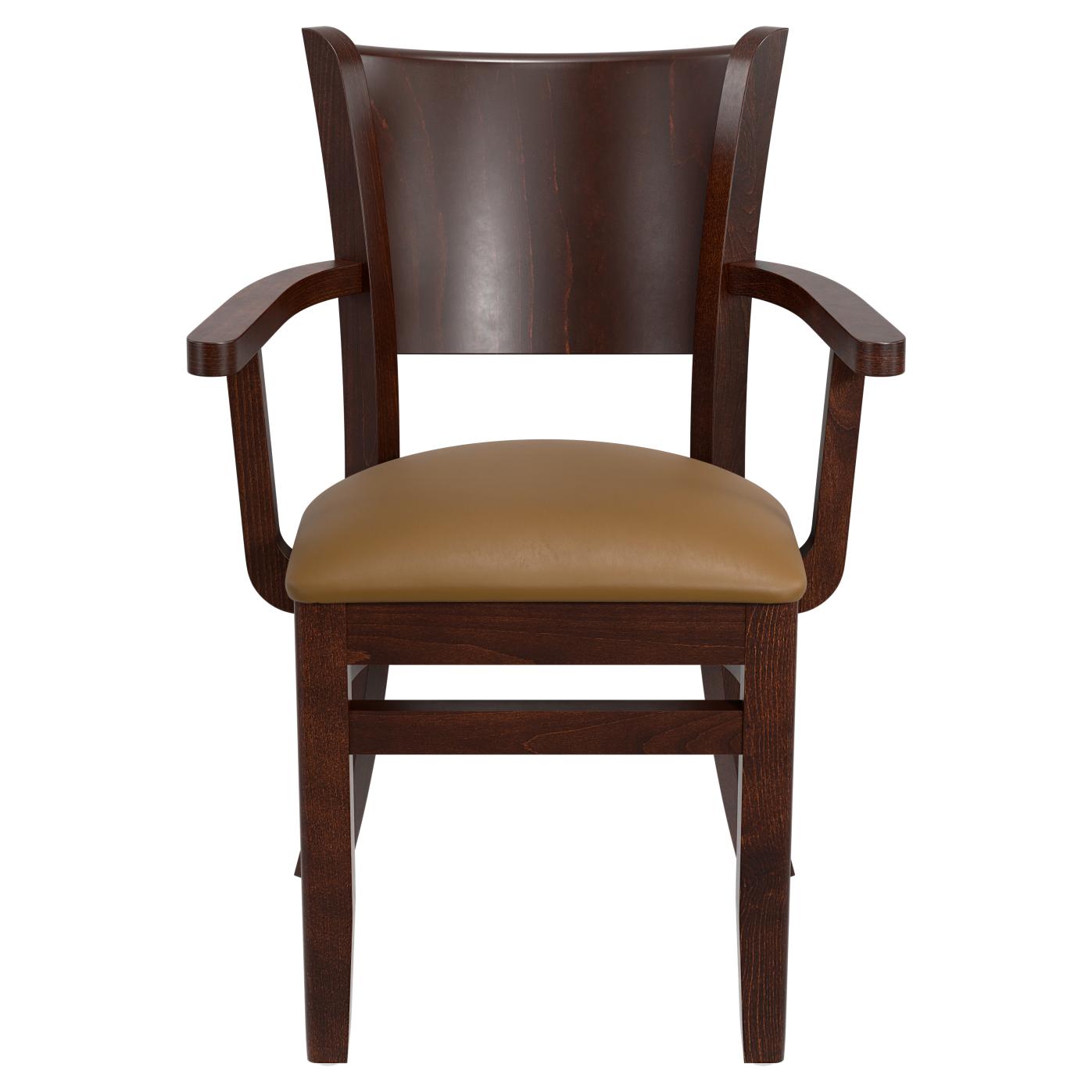 Premium Joshua Wood Restaurant Chair With Arms19ed7734c6257123a1