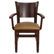 Premium Joshua Wood Restaurant Chair With Arms19ed7734c6257123a1