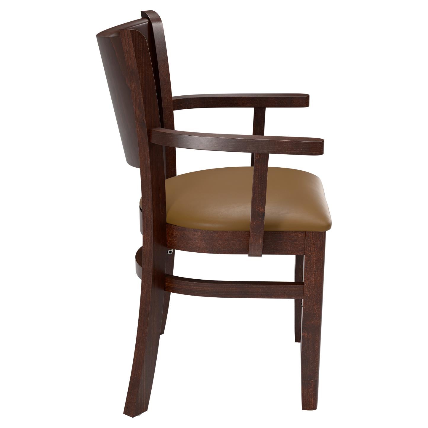 Premium Joshua Wood Restaurant Chair With Arms19ed7734c62f591d5