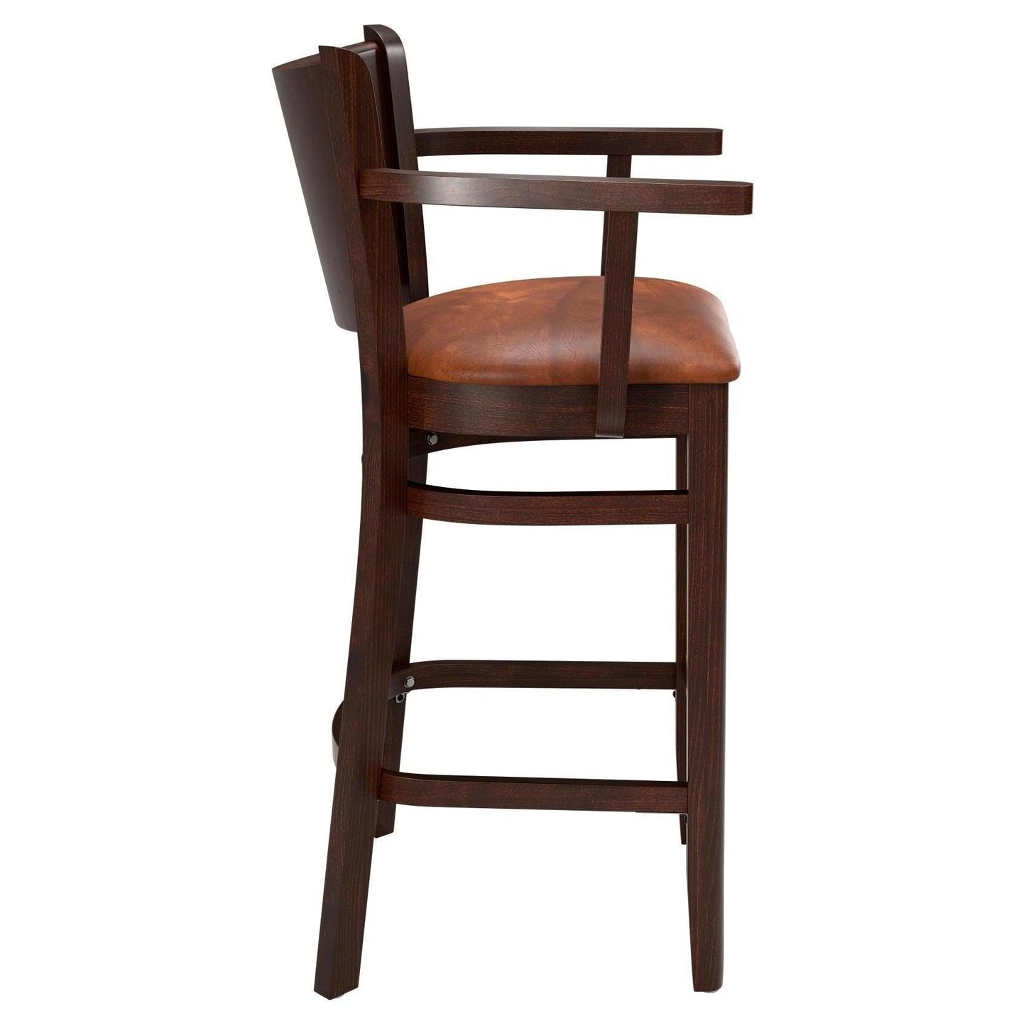 The Benson Wood Arm Bar Stool 19c4dcc8b3241d5345