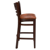 Premium US Made Ashton Wood Restaurant Bar Stool19d887632df6473b53