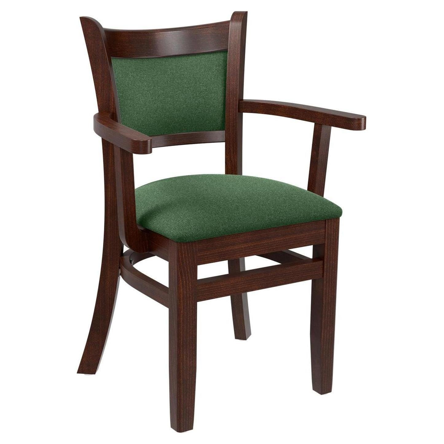 Premium Padded Back Wood Chair With Arms19c2029dc557152ec