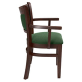 Premium Padded Back Wood Chair With Arms19c2029dc554d50861