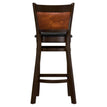 Premium Benson Padded Back Wood Bar Stool19cfcd03127697856e