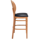 Premium Lorenzo Wood Bar Stool19c44a95789df2668