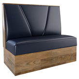 V Shape Back Restaurant Booth with Laminate Base19a11ce9bf44de547c