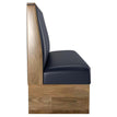 V Shape Back Restaurant Booth with Laminate Base19a11ce9bf43d2559a