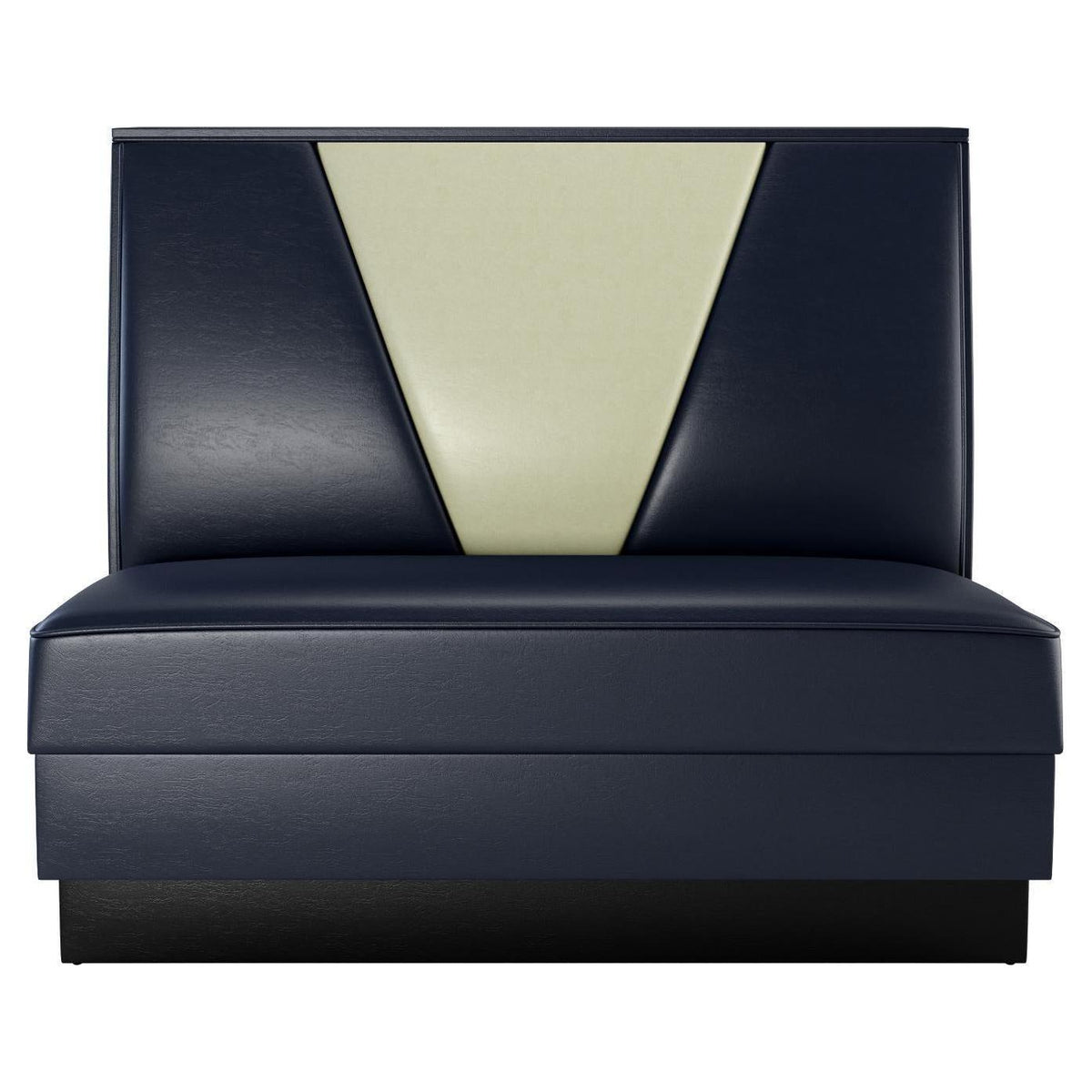 V Back Booth V Shape Back Booth with Padded Base – Restaurant Furniture Plus