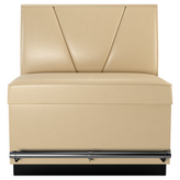 V Shape Back Restaurant Booth with Padded Base - Bar Height19f907f8ea471d3664