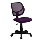 Neri Low Back Purple Mesh Swivel Task Office Chair