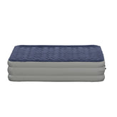 Kellos 18 inch Air Mattress with ETL Certified Internal Electric Pump and Carrying Case - Queen
