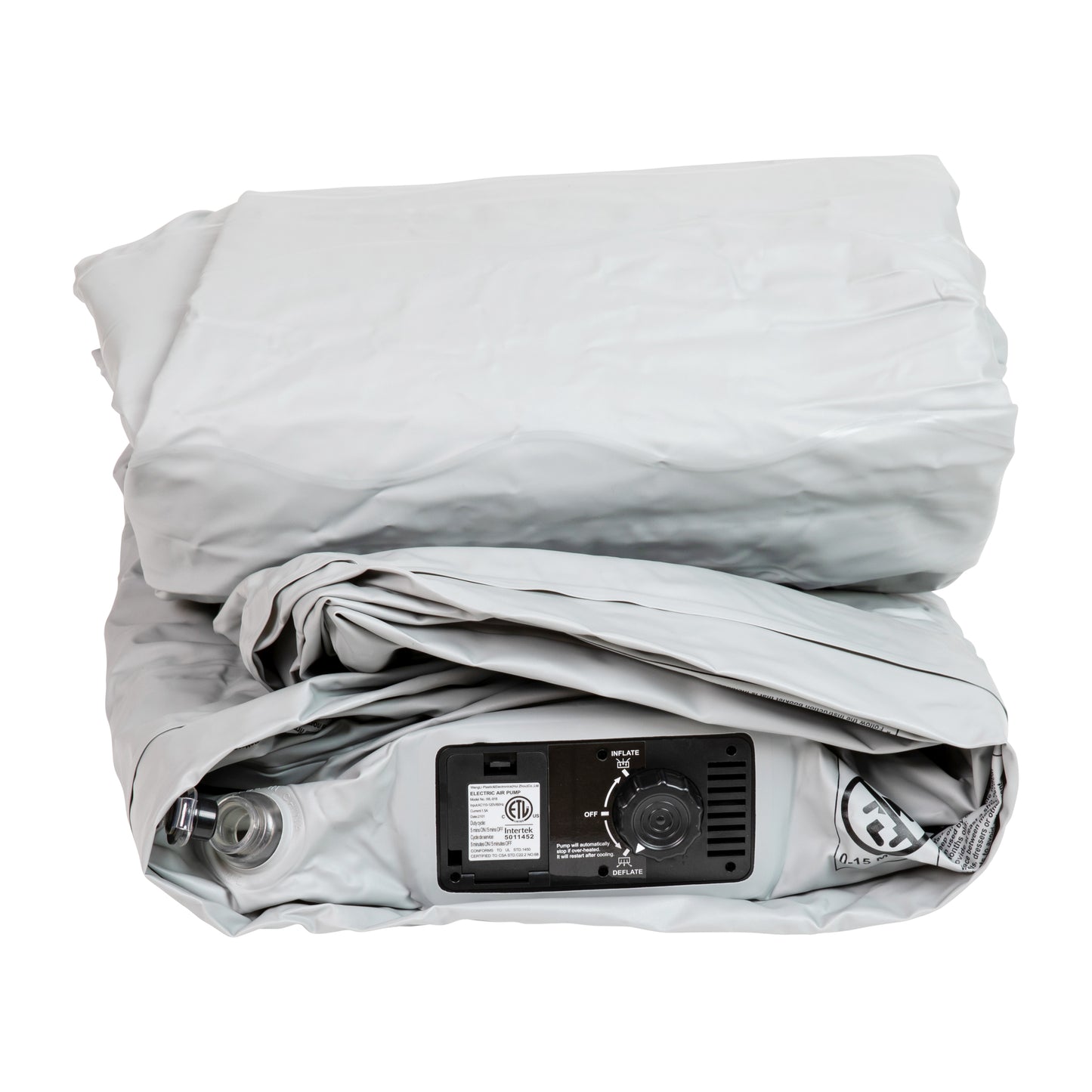 Kellos 18 inch Air Mattress with ETL Certified Internal Electric Pump and Carrying Case - Queen