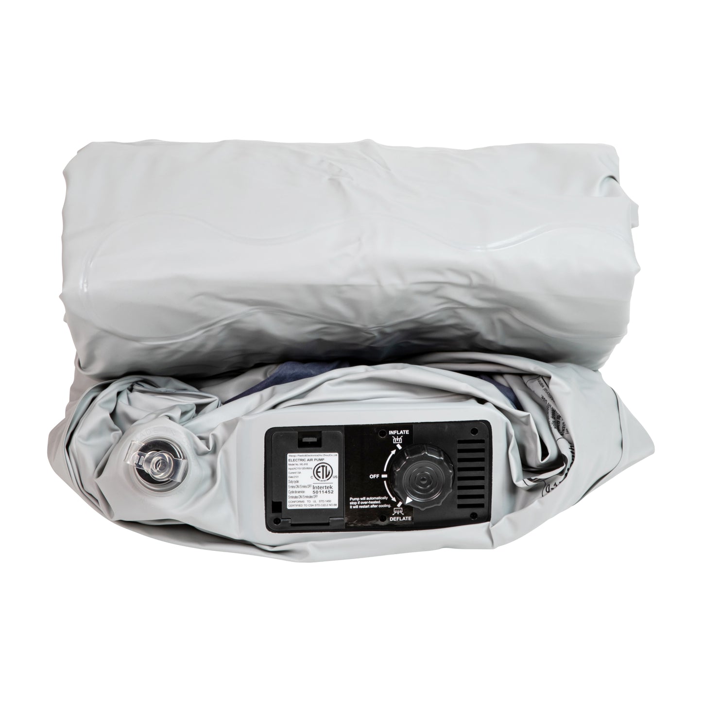 Kellos 18 inch Air Mattress with ETL Certified Internal Electric Pump and Carrying Case - Twin
