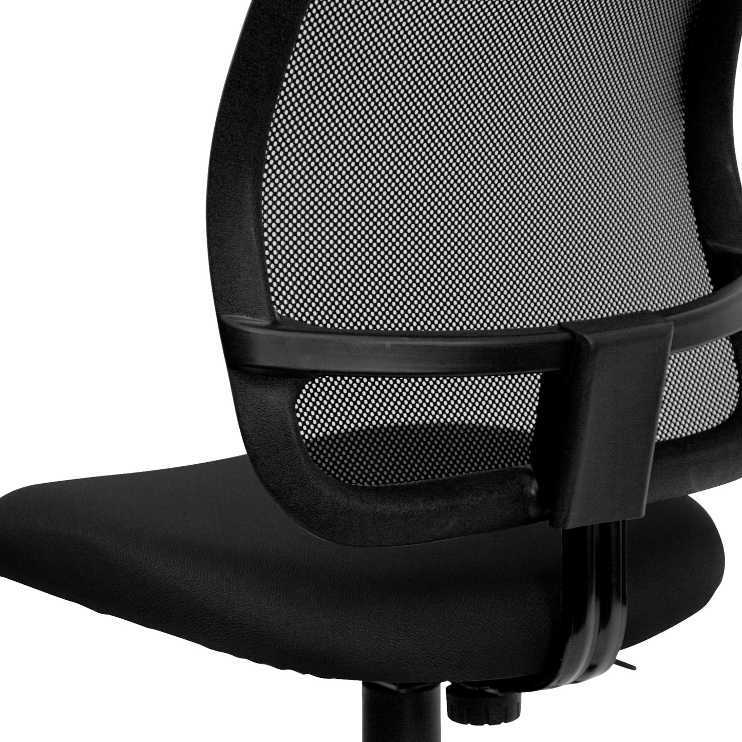 Alber Mid-Back Black Mesh Swivel Task Office Chair
