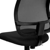 Alber Mid-Back Black Mesh Swivel Task Office Chair