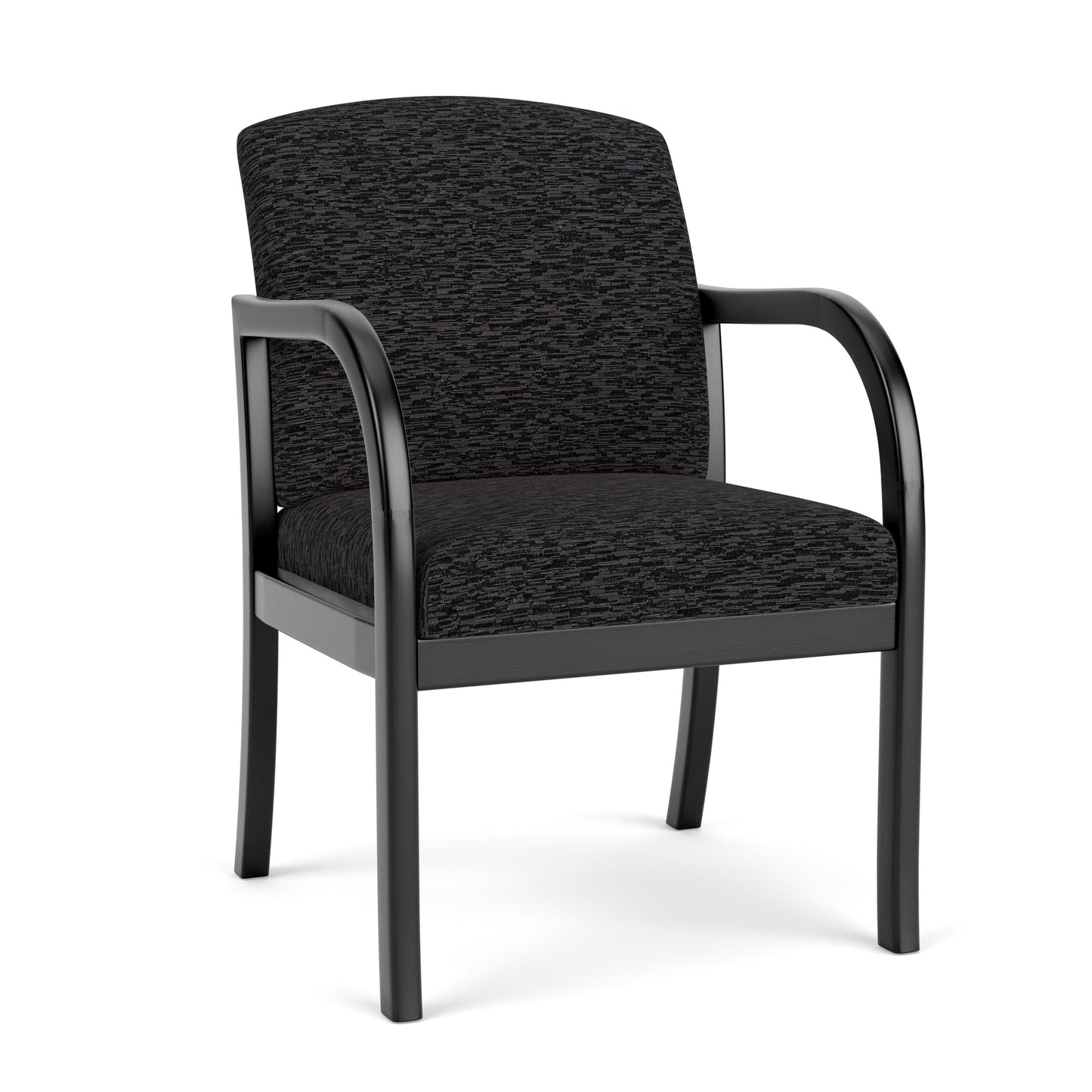 Weston Waiting Reception Guest Chair Wood Frame