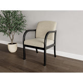 Weston Waiting Reception Guest Chair Wood Frame