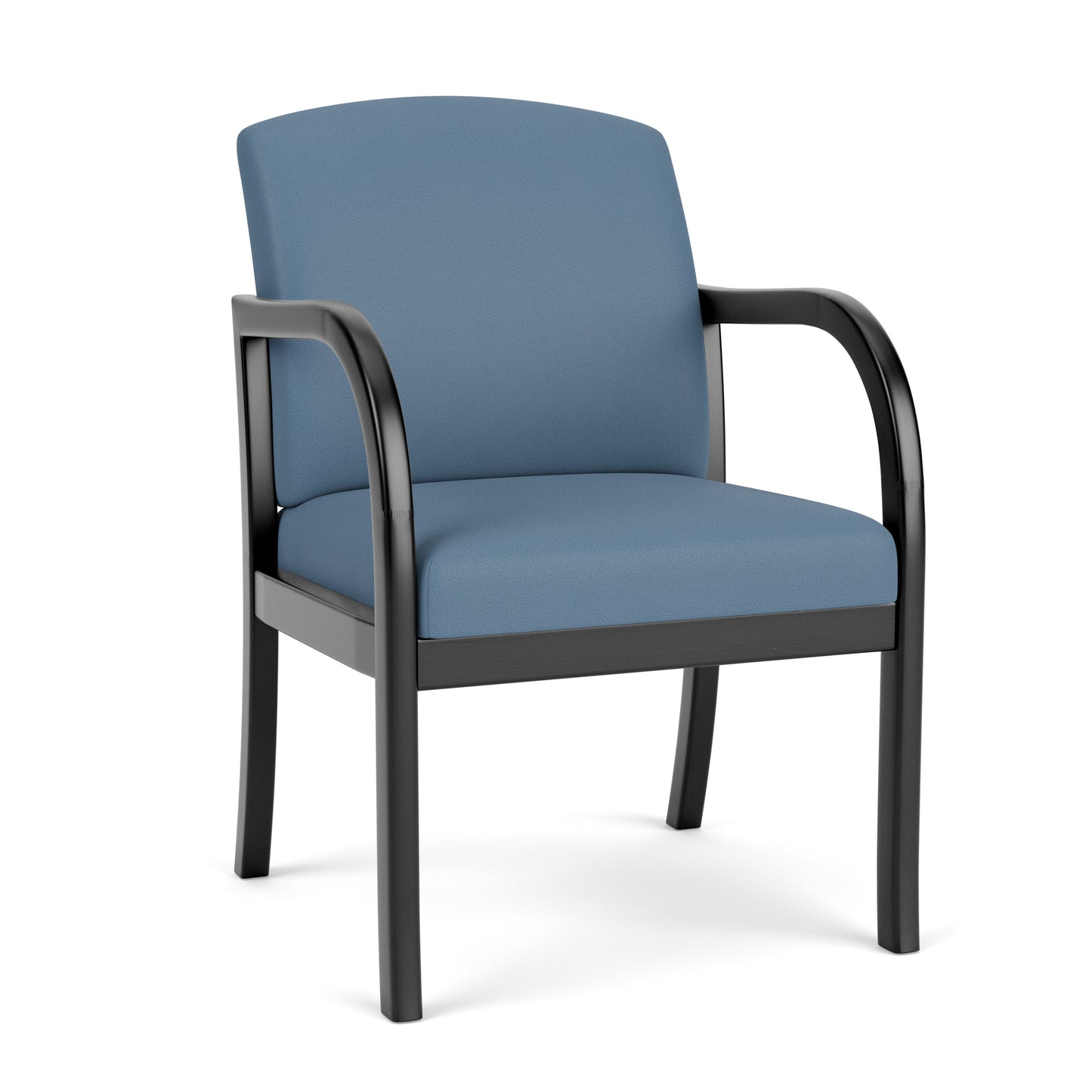 Weston Waiting Reception Guest Chair Wood Frame