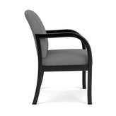 Weston Waiting Reception Guest Chair Wood Frame