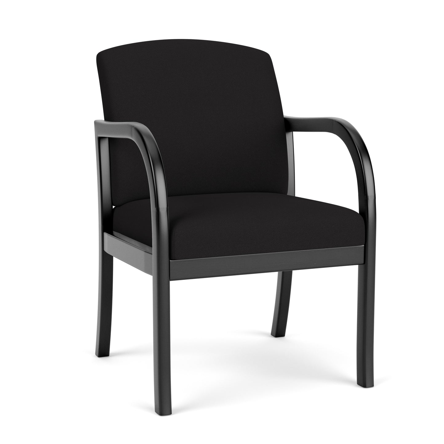 Weston Waiting Reception Guest Chair Wood Frame