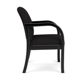 Weston Waiting Reception Guest Chair Wood Frame