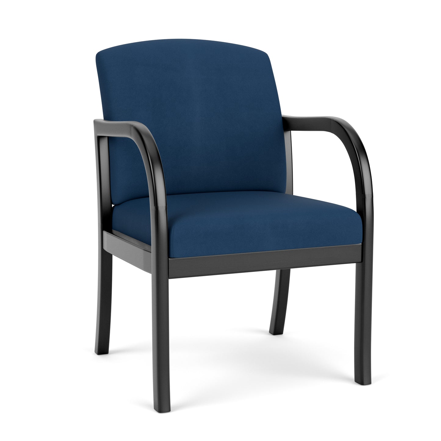 Weston Waiting Reception Guest Chair Wood Frame